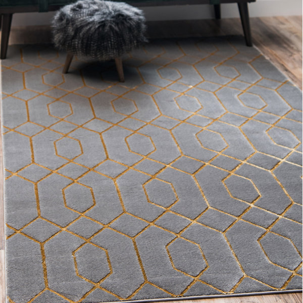 MarilynMonroe Glam Gray Area Rug & Reviews Wayfair